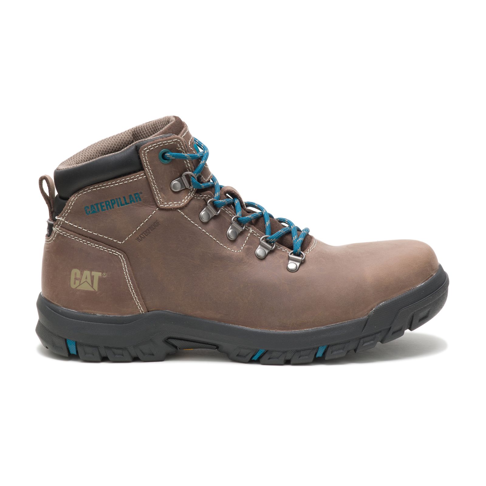 Caterpillar Boots Online Pakistan - Caterpillar Mae Steel Toe Waterproof Womens Steel Toe Boots Brown (418076-AND)